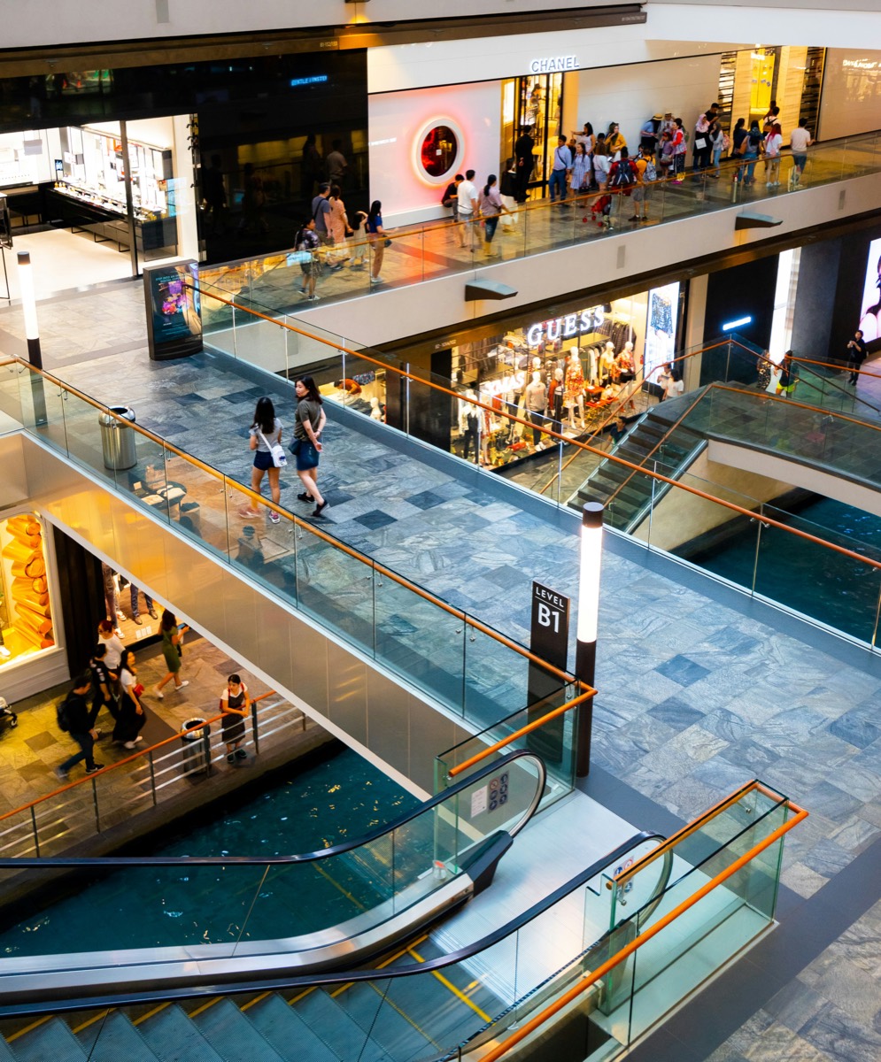 Retail plaza and mixed-use property